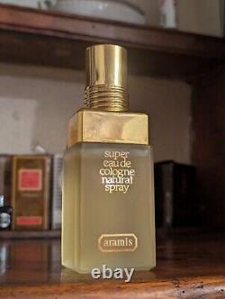 Extremely Rare Vintage 1979 Aramis Super Eau de Cologne