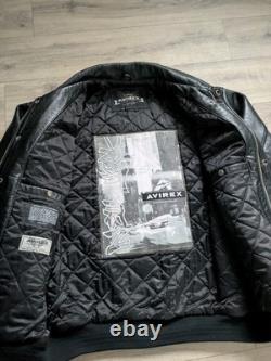 Extremely Rare Vintage Avirex City Series (New York City) Varsity Leather Jacket
