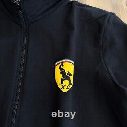 Extremely Rare Vintage New 2007 XLarge Italia Ferrari Men's Track Jacket Black