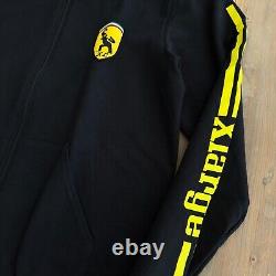 Extremely Rare Vintage New 2007 XLarge Italia Ferrari Men's Track Jacket Black