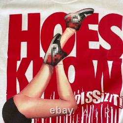 Extremely Rare Vintage New Dissizit Hoes Know Red T-Shirt Nike Air Jordan 1