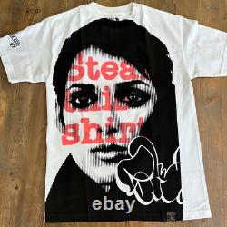 Extremely Rare Vintage New Dissizit Winona Ryder Steal This T-Shirt Last Few