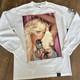 Extremely Rare Vintage New Paris Hilton Dissizit Marker Pop T-shirt White Ls