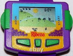 Extremely Rare Vintage Ribena LCD Electronic Handheld Game & Wrist Watch/nos