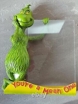 Extremely Rare Vintage Universal Studios The Grinch Dr. Seuss 3D Photo Frame New