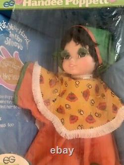 Extremely Rare Vintage eegee Gypsy Poppett doll, NEW In BOX