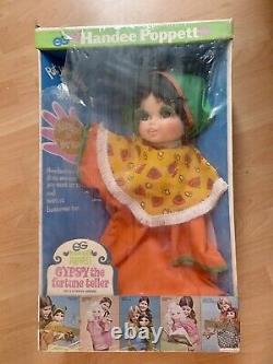 Extremely Rare Vintage eegee Gypsy Poppett doll, NEW In BOX