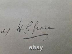 Extremely Rare W. G Grace Cricket England Great Signed In Person Book Wg Ashes