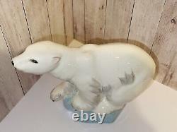 Extremely Rare Wedgwood polar bear On The Ice Floe Hand painted Unicorn Hallmark