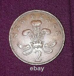 Extremely Rare collectors peice 1971 New Pence Error 2p Coin