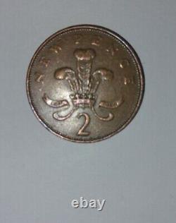 Extremely rare 1971 2p New Pence Original Old Coin