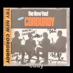 Extremely rare! 4 members autographed Discontinued CD'CORDUROY / THE NEW YOU