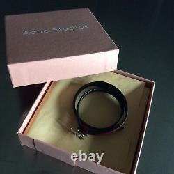 Extremely rare Acne Studios Amatrix burgundy double leather bracelet (Brand New)