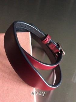 Extremely rare Acne Studios Amatrix burgundy double leather bracelet (Brand New)