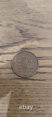 Extremely rare British 1971 2p (New pence)