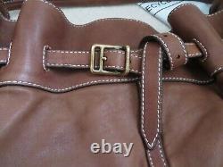 Extremely rare Burberry Enmore Whisky Lambskin Leather bag BN with receipt