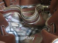 Extremely rare Burberry Enmore Whisky Lambskin Leather bag BN with receipt