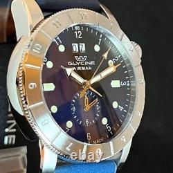 Extremely rare Glycine Blue men's brand new watch