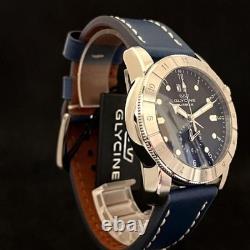 Extremely rare Glycine Blue men's brand new watch