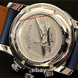 Extremely rare Glycine Blue men's brand new watch