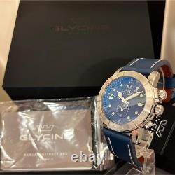 Extremely rare Glycine Blue men's brand new watch