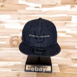 Extremely rare New Era x Chunichi Dragons limited collaboration black denim ca