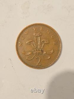 Extremely rare New Pence ELIZABETH II D. G. REG. F. D. 1979