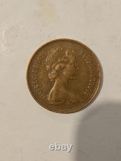 Extremely rare New Pence ELIZABETH II D. G. REG. F. D. 1979