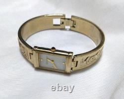 Extremely rare Yves Saint Laurent bangle watch with new battery replacement