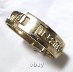 Extremely rare Yves Saint Laurent bangle watch with new battery replacement