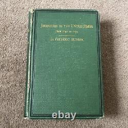 Extremely rare and collectible First Edition Journalism In The United States