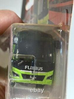 FLIX BUS GREEN MajoretteMan City Lion's Coach L EXTREMELY RARE TO FIND