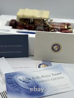 Franklin Mint 124 1911 Rolls-Royce Tourer Limited Edition Extremely Rare NEW