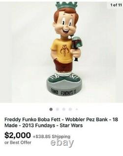 Funko Freddy Bank Boba Pez Sdcc 2011 1/18 Only In World With Factory Box