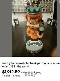 Funko Freddy Bank Boba Pez Sdcc 2011 1/18 Only In World With Factory Box