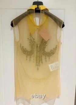 GENUINE MIU MIU Designer Naked Lady Collard Top. BRAND NEW. EXTREMELY RARE