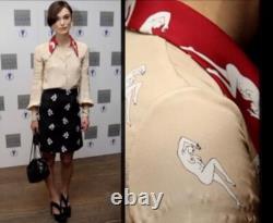 GENUINE MIU MIU Designer Naked Lady Collard Top. BRAND NEW. EXTREMELY RARE