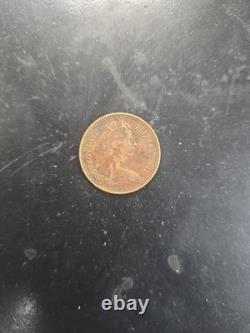 Genuine And Extremely Rare 1971 2 Pence NEW PENCE COIN