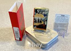 Genuine Brand New 1998 ZIPPO Lighter Extremely Rare BEATLES ANTHOLOGY Brass Case