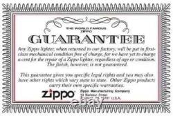 Genuine Brand New 1999 ZIPPO Lighter Extremely Rare Bright Cut Plug BUCKINGHAM