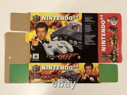 Goldeneye Nintendo 64 Console Box. Extremely Rare Genuine Brand New Retail Box