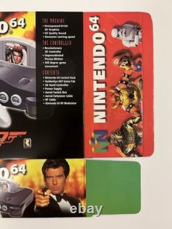 Goldeneye Nintendo 64 Console Box. Extremely Rare Genuine Brand New Retail Box