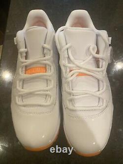 Golf Jordan 11 Retro Low Bright Citrus Golf Shoes Size 10.5 Extremely Rare Shoeq