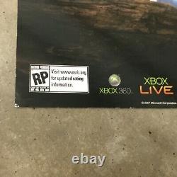 Halo 3 Extremely rare Embossed Promo Poster Xbox New Condition Master Chief
