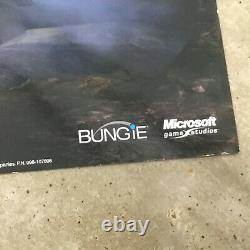 Halo 3 Extremely rare Embossed Promo Poster Xbox New Condition Master Chief