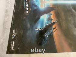 Halo 3 Extremely rare Embossed Promo Poster Xbox New Mint Condition Master Chief