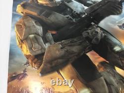 Halo 3 Extremely rare Embossed Promo Poster Xbox New Mint Condition Master Chief