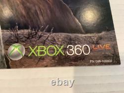 Halo 3 Extremely rare Embossed Promo Poster Xbox New Mint Condition Master Chief