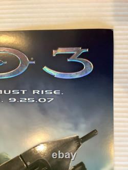 Halo 3 Extremely rare Embossed Promo Poster Xbox New Mint Condition Master Chief