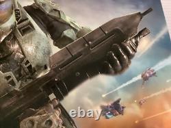 Halo 3 Extremely rare Embossed Promo Poster Xbox New Mint Condition Master Chief